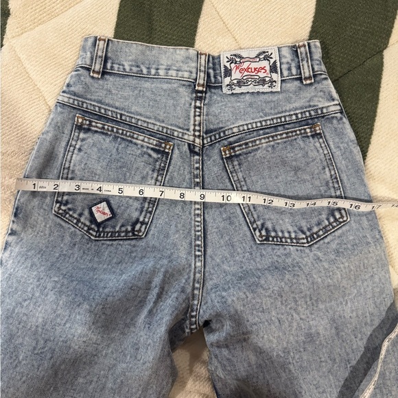 No Excuses 80s 90s Acid Wash Jeans - Picture 9 of 9